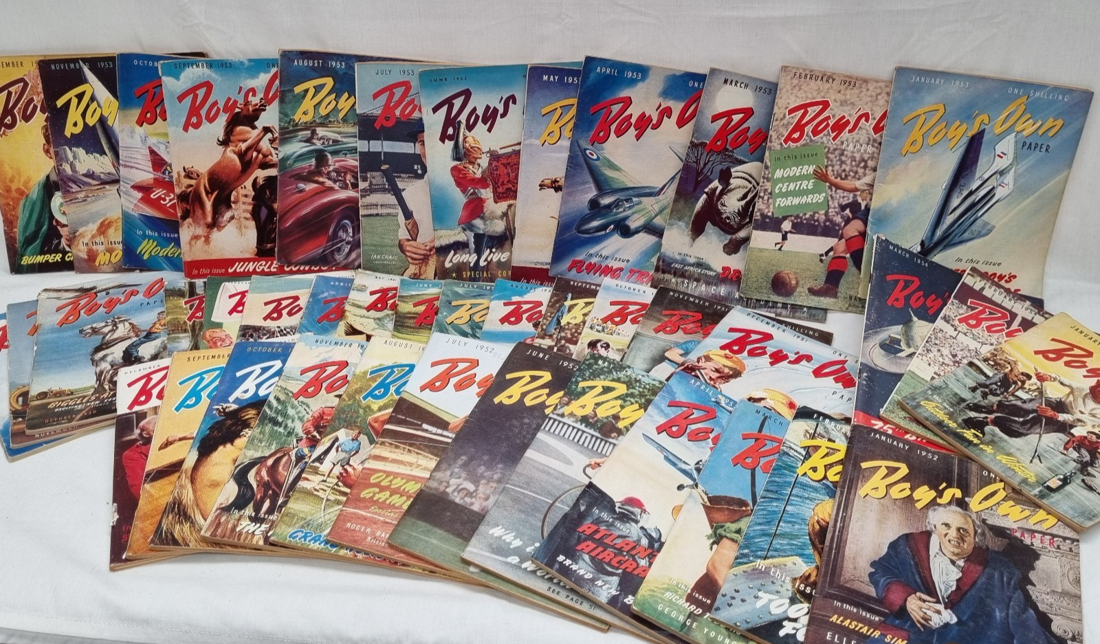 Collection 42 Issues The Boy’s Own Paper 1950 – 1954 Biggles Stories Ads Hobbies