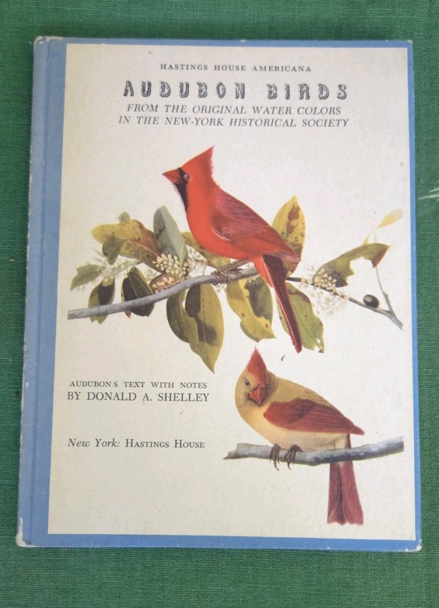 Audubon Birds Hastings House Americana, 1946, Donald Shelly Fully Illustrsted