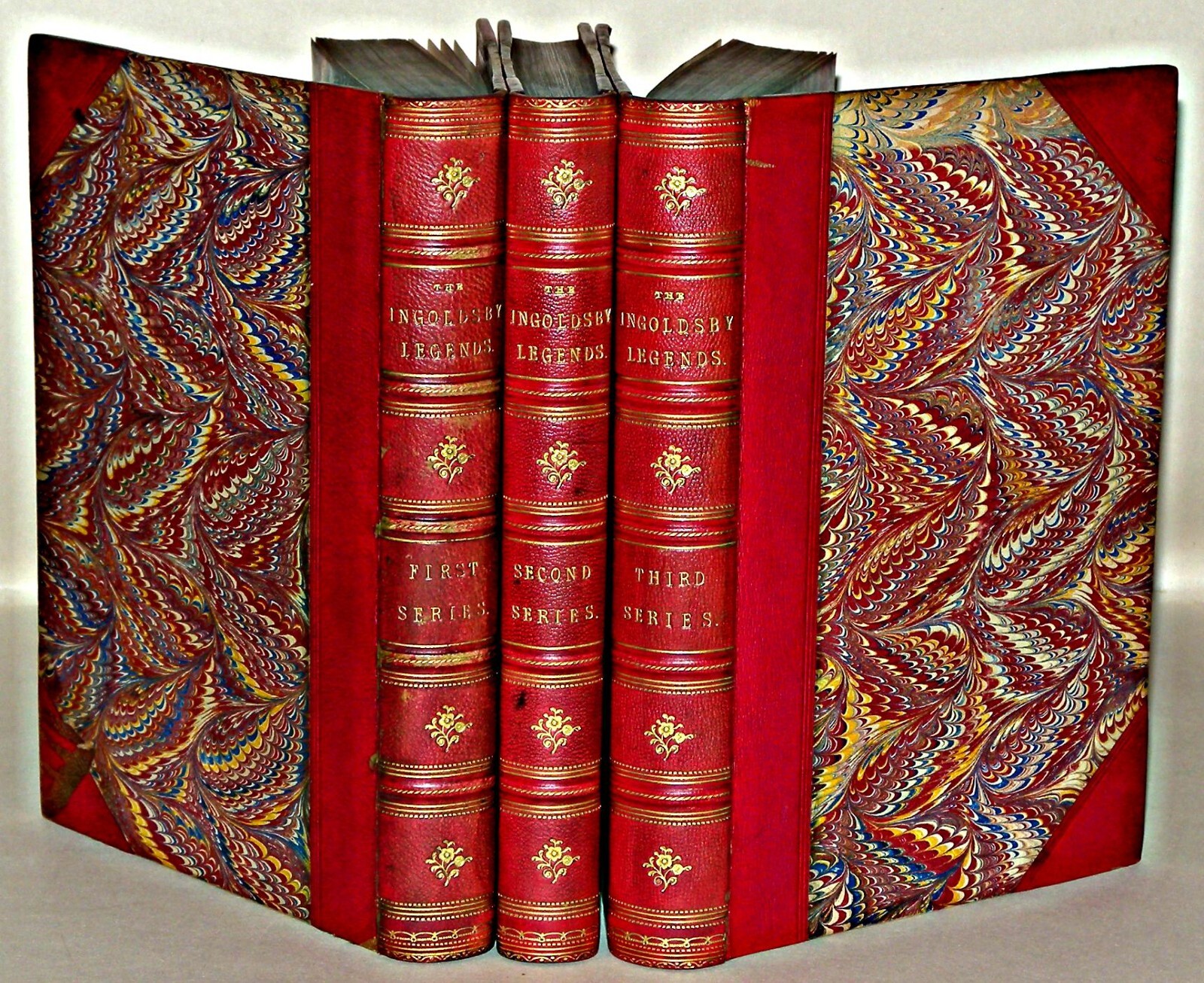 The Ingoldsby Legends, Thomas Ingoldsby, 3 vol set, 11th Ed 1855, Ghost Stories