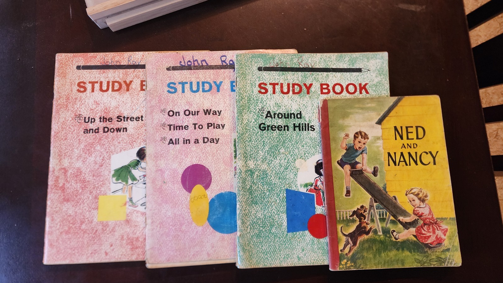 Ned and Nancy By Inez Hogan 1955 Vintage School Reader and Study Books Betts