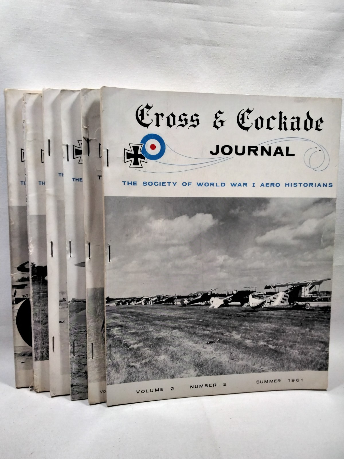 Cross & Cockade Journal Set Of 6 1961 1962 1966 1968 1970 World War I Aero
