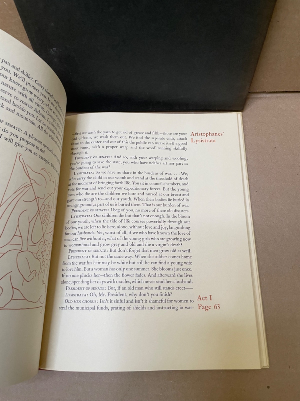 Lysistrata by Aristophanes Illustrations by Pablo Picasso 1962 Heritage Press