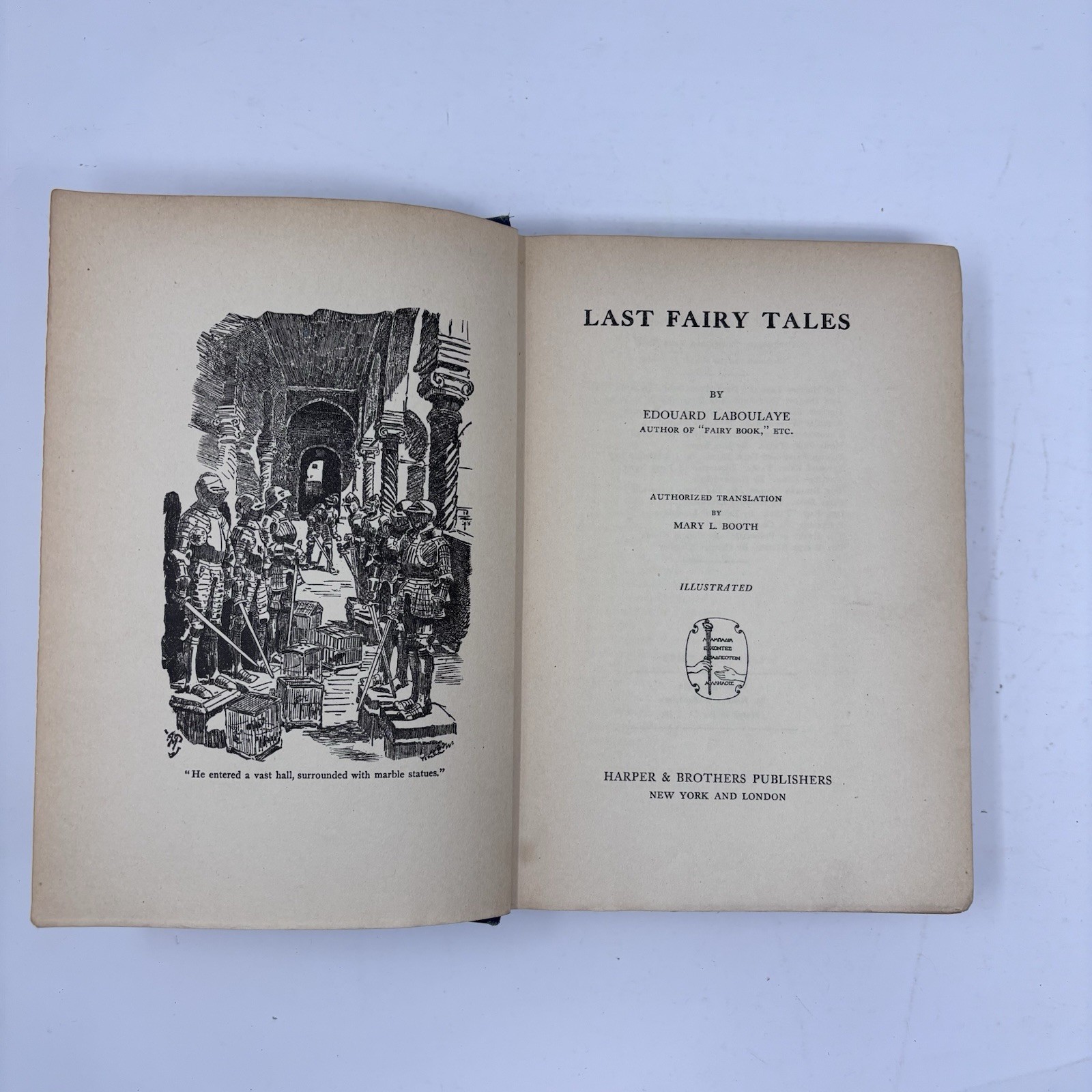 Last Fairy Tales 1884 Laboulaye Edouard Illustrated Harper & Brothers Antique