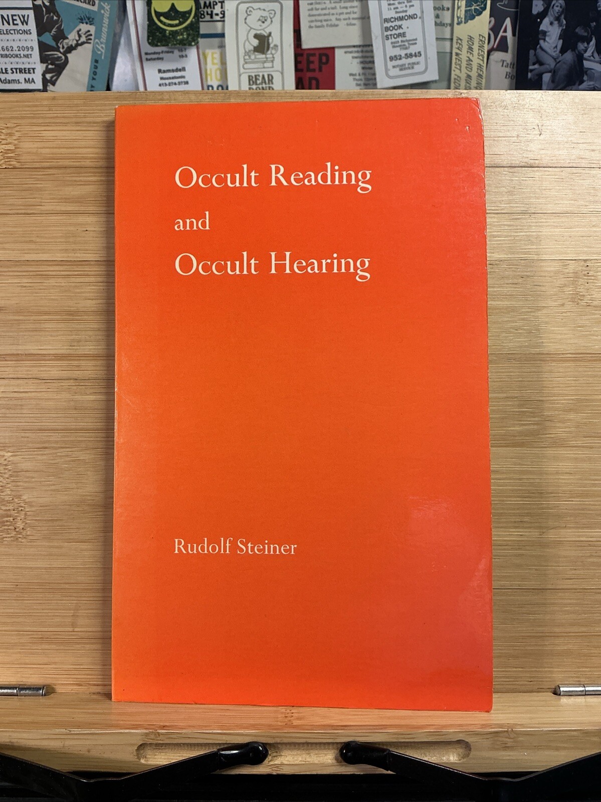 Occult Reading and Occult Hearing Rudolf Steiner first edition in English 1975