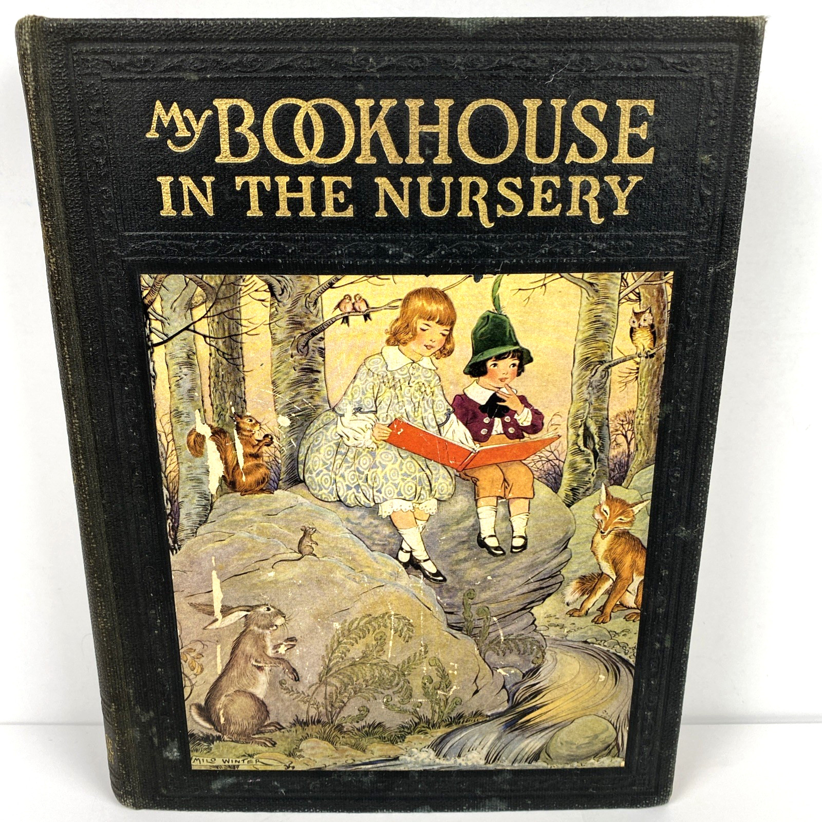 My Book House In The Nursery 1920 Hardcover Olive Beaupre Miller Antique Illust.