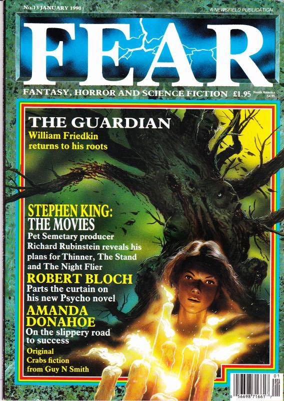FEAR #13 (1990) UK horror mag – Clive Barker, Robert Bloch, Stephen King movies