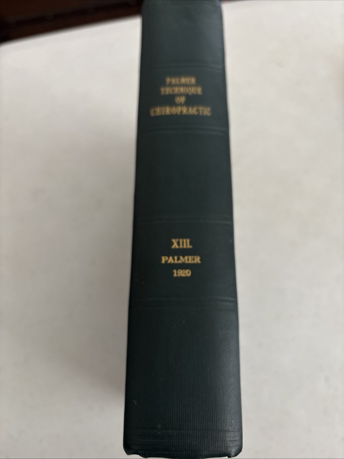 Palmer Technique Chiropractic Vol 13 1920 BJ Palmer Green Book 1st Edition