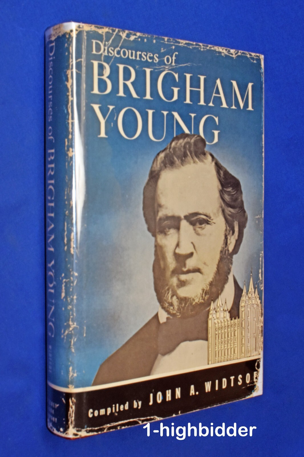 1969 Discourses of Brigham Young HCDJ in Mylar Cover LDS Mormon John A. Widtsoe