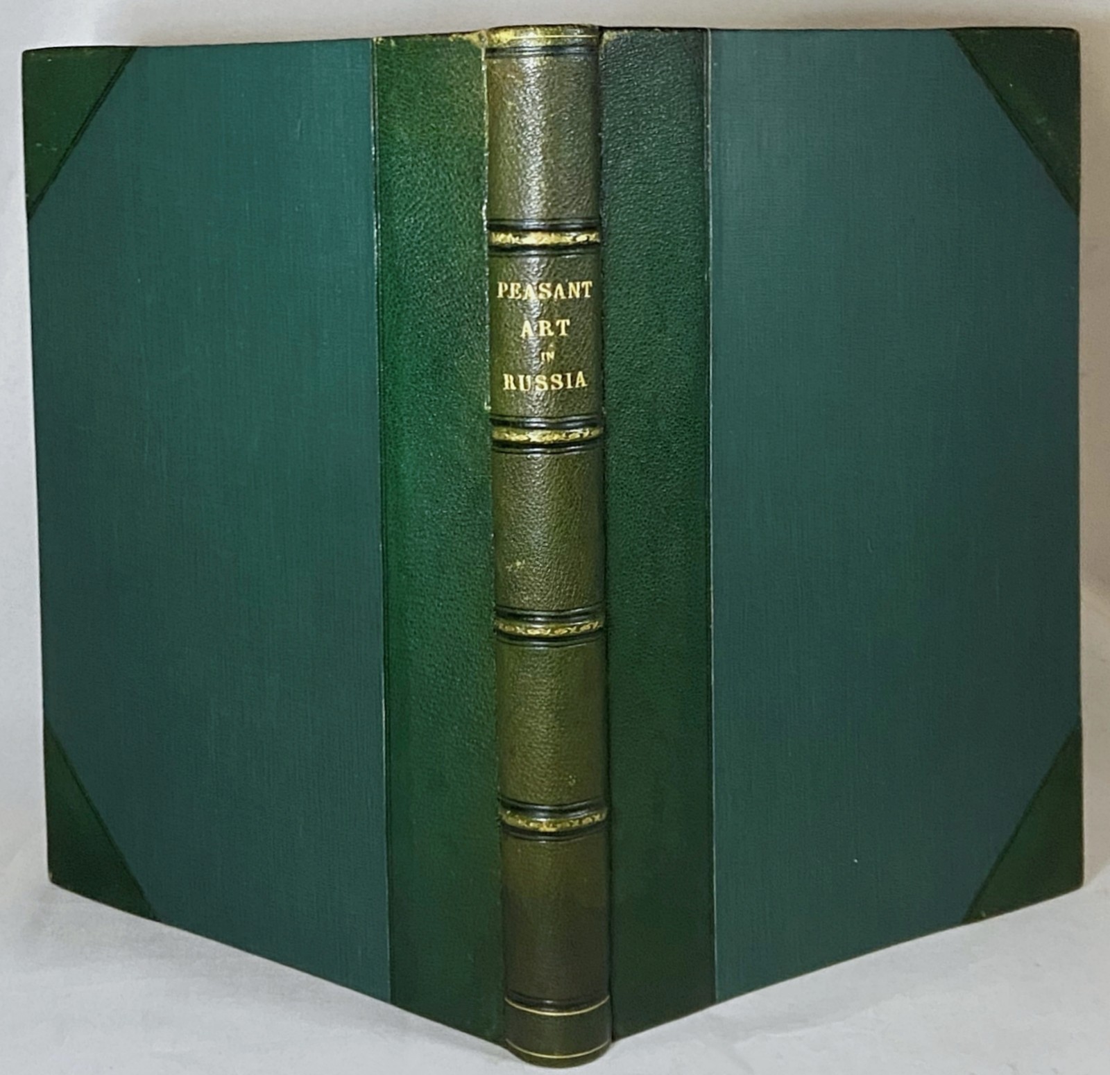 1912 PEASANT ART IN RUSSIA Folk Art, Textiles, Costume &c HOLME Antique Leather