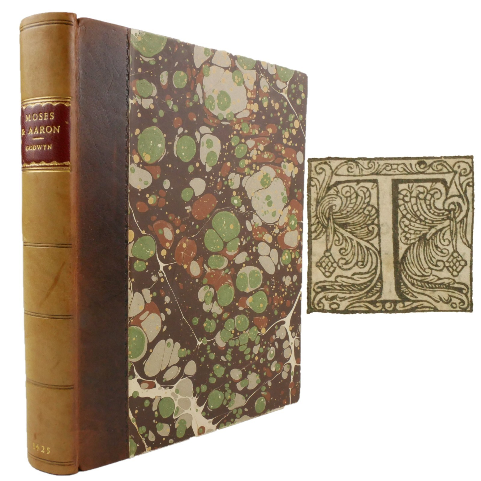 1st edition. 1625 Moses and Aaron, Civil and Ecclesiastical Rites, Thomas Godwin