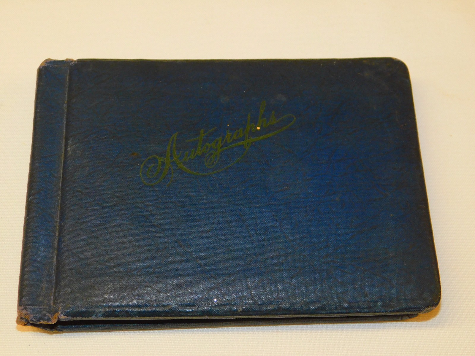 Antique Vtg 1930s AMISH AUTOGRAPH BOOK handwritten poetry Authentic Lanc Co PA
