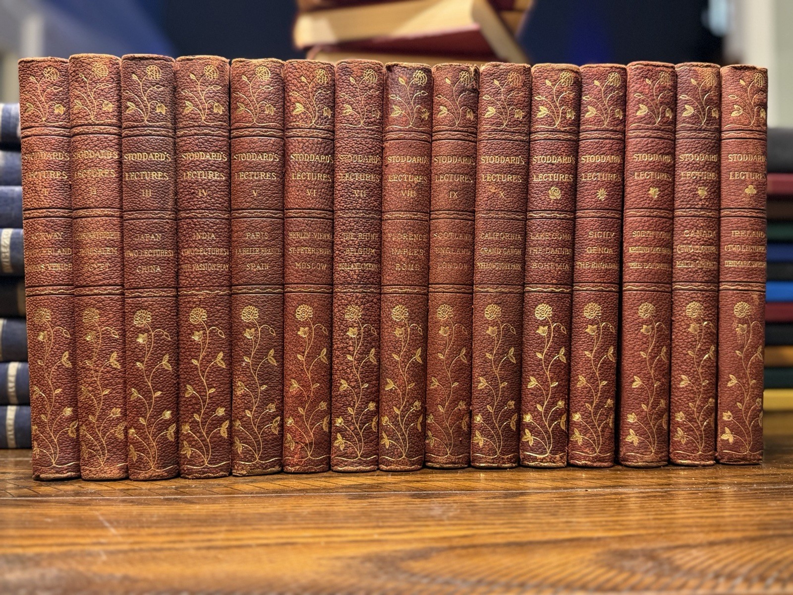 John L. Stoddard’s Lectures / Complete 1-10 vols. + 5 Supplements / 1897 illus