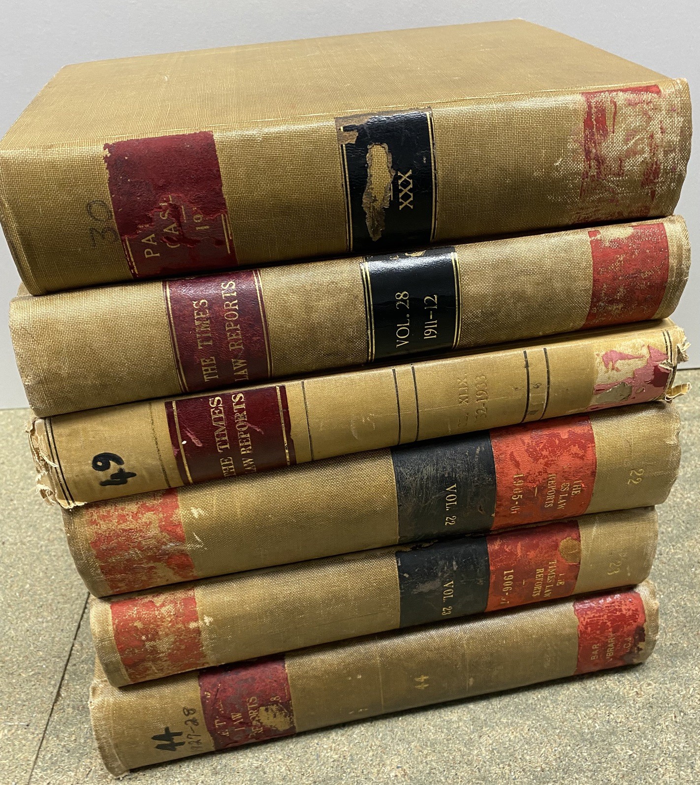 The Times Law Reports book set lawyer gift antique