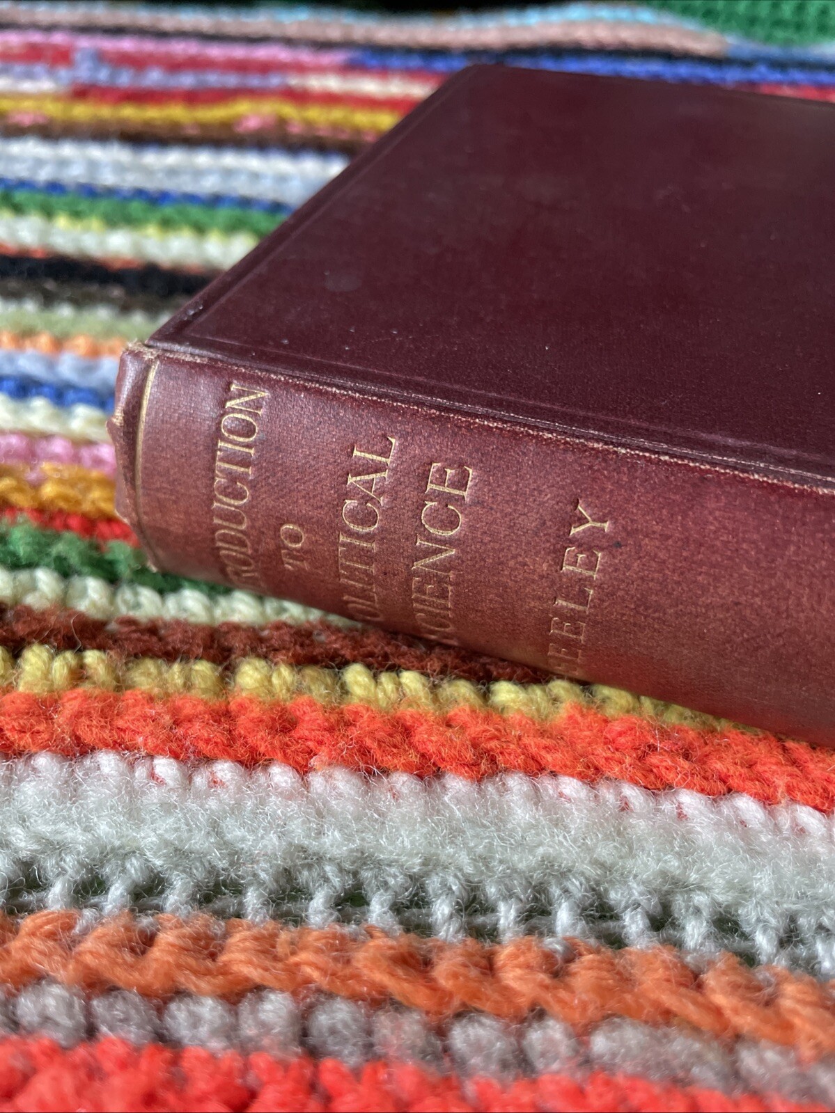 Introduction to Political Science Sir J.R. Seeley 1896 Antique Hardcover Book