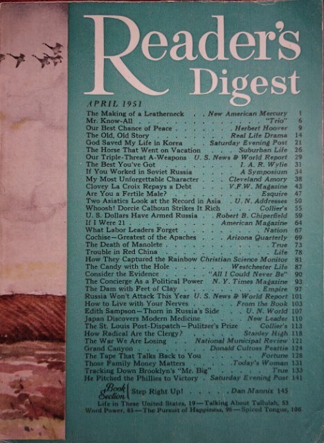 THE READER’S DIGEST 1950S 120 Select Issue Collection On USB Flash Drive