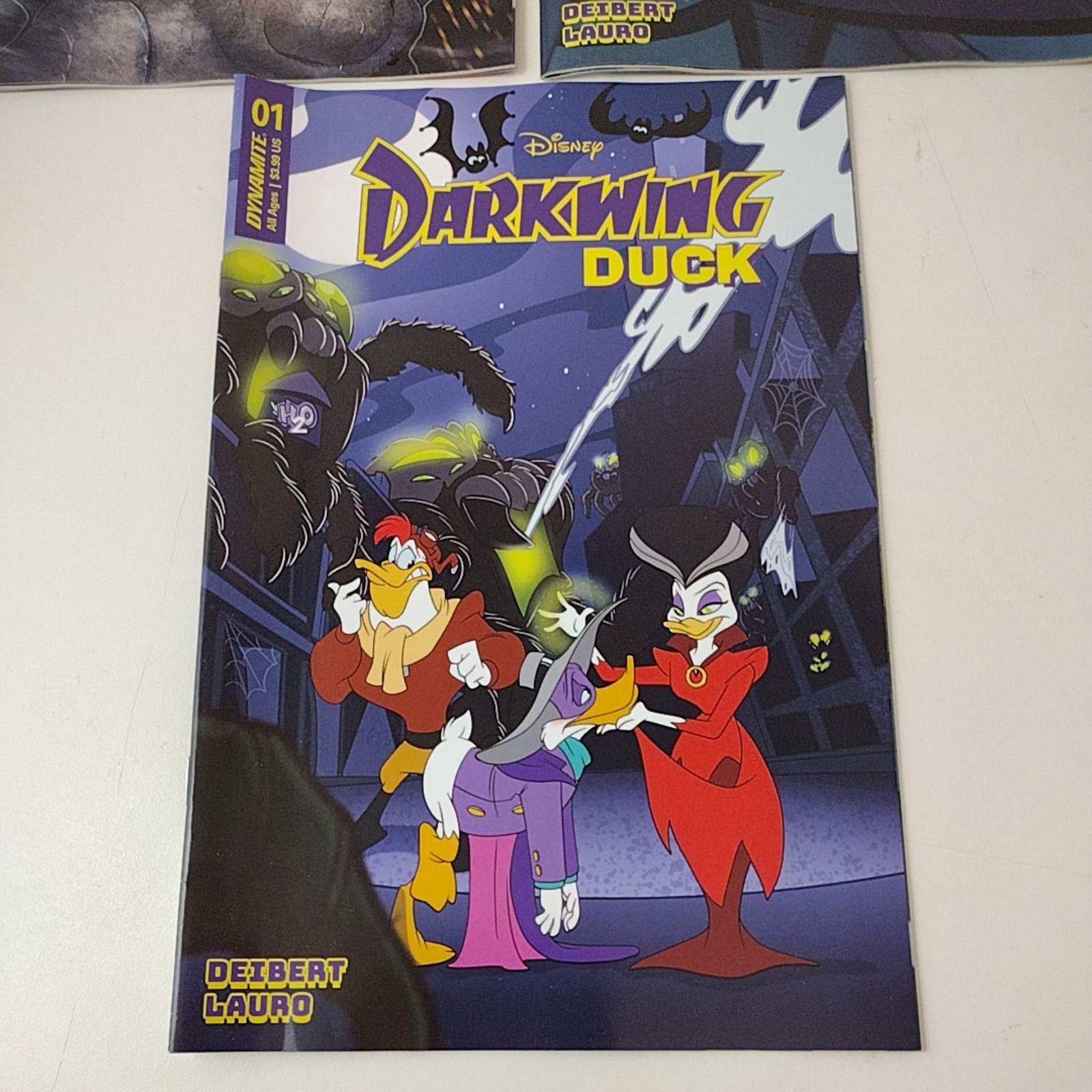 Disney Darkwing Duck #1 Dynamite Comics 2023 Lot 3 Variant Covers Deibert Lauro