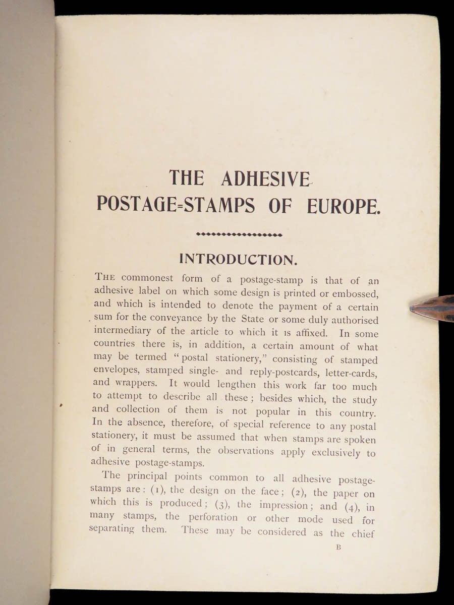 Adhesive Postage Stamps of Europe – Westoby – 1898 | First Edition, 2 Volumes