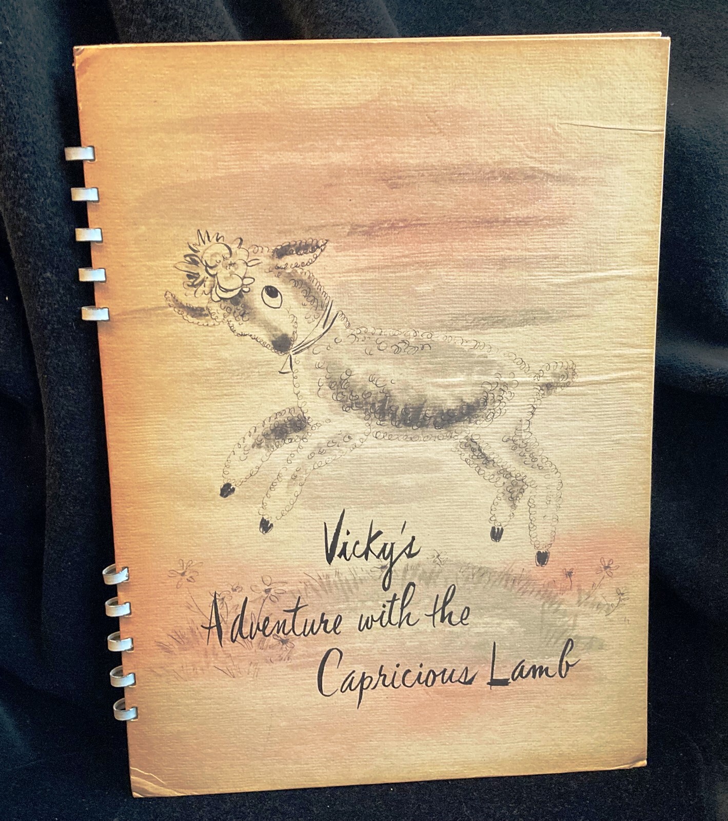 Vicky’s Adventure With The Capricious Lamb Picture Book 1947 12 1/2 by 9 Inches
