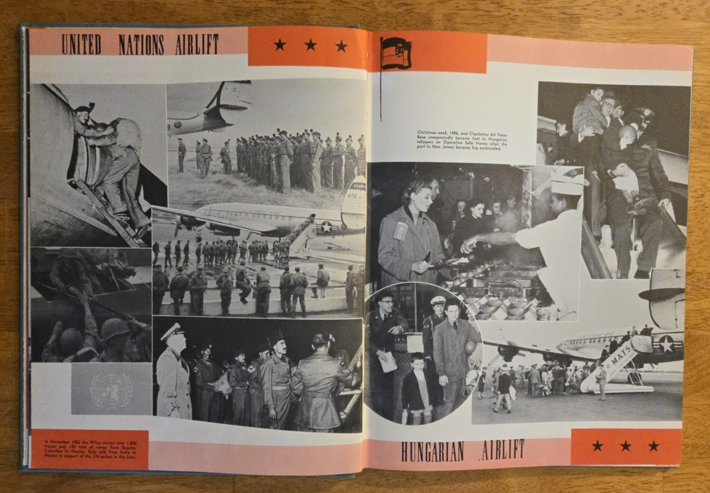 1608th Air Transport Wing (M) Charleston A.F.B. 1957 US Air Force Base Yearbook