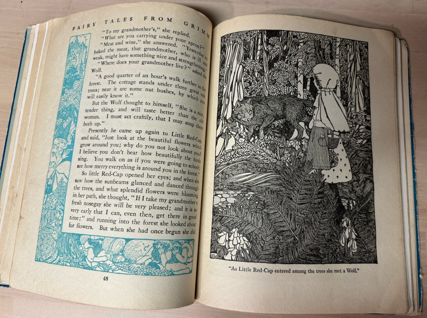Old Fairy Tales From Brothers Grimm Book Cinderella Hansel Gretel Frog Prince
