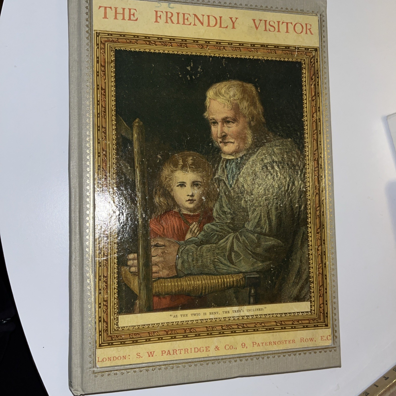 Antique Book- The Friendly Visitor: New Series Volume XXII (1888) HC