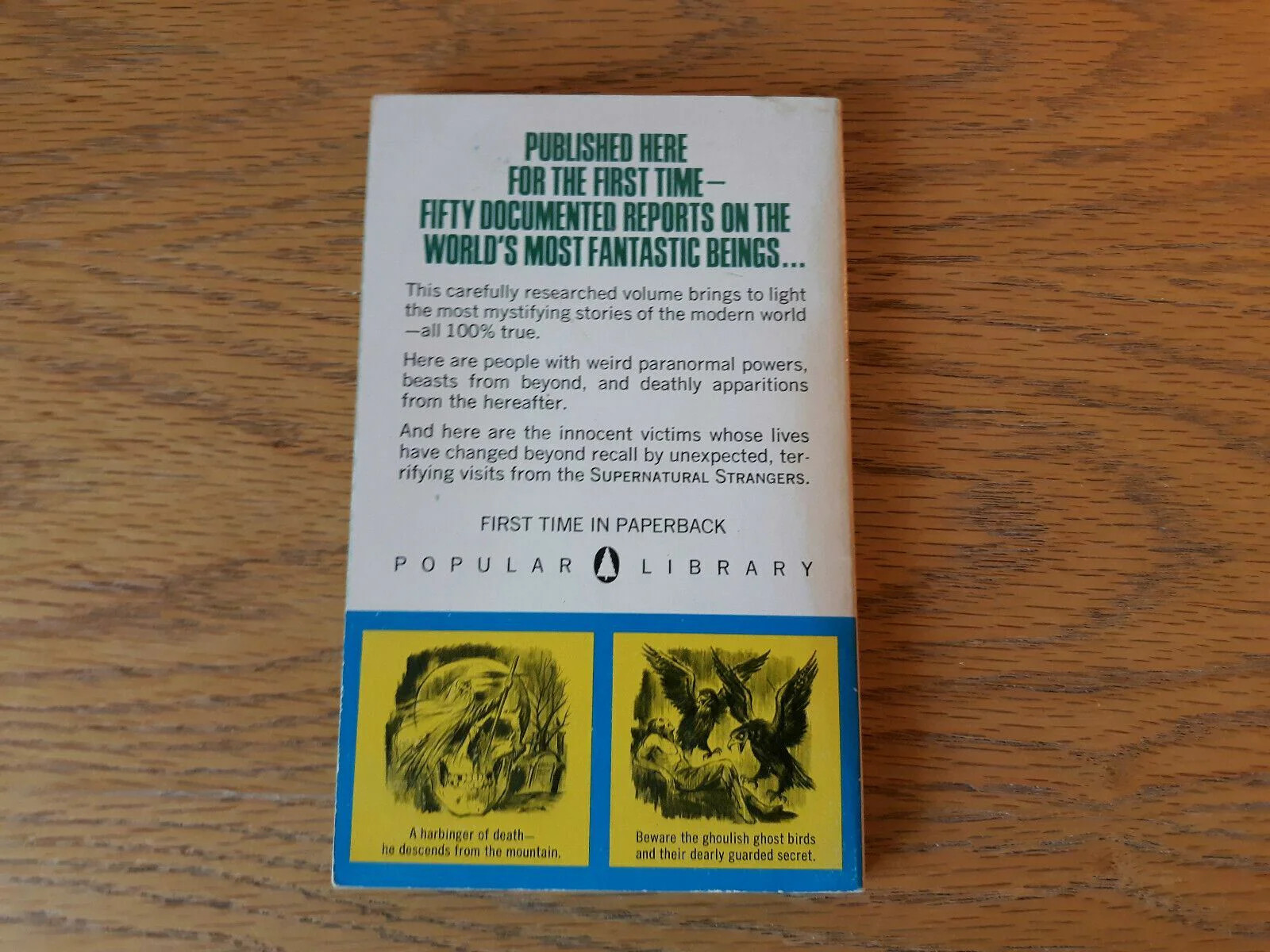 Supernatural Strangers Robert Tralins 1970 Paperback Popular Library