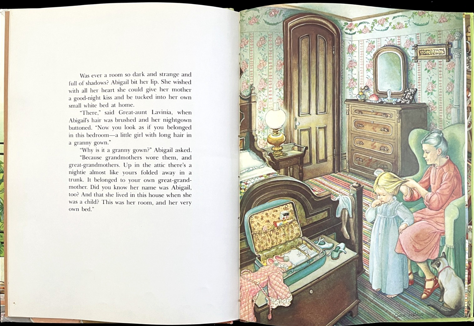 THE VISIT ~ vintage 1st ed. childrens Little Golden Book, Eloise Wilkin 9¼ x 12″