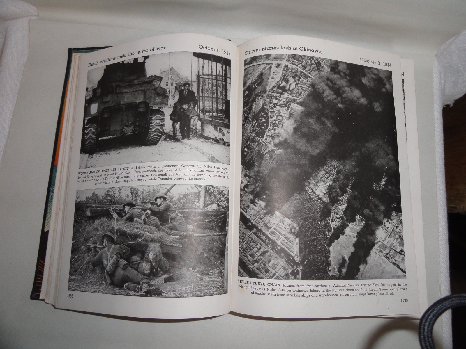 Pictorial History of the 2nd World War ~ 1-4 Volumes ~ WWII ~ co 1944
