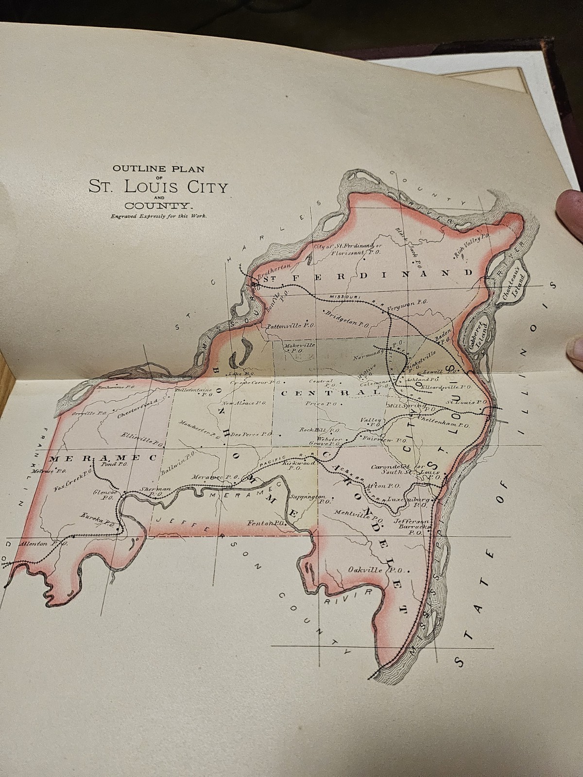Antique History of Saint Louis City And County With Illustrations Vol. I