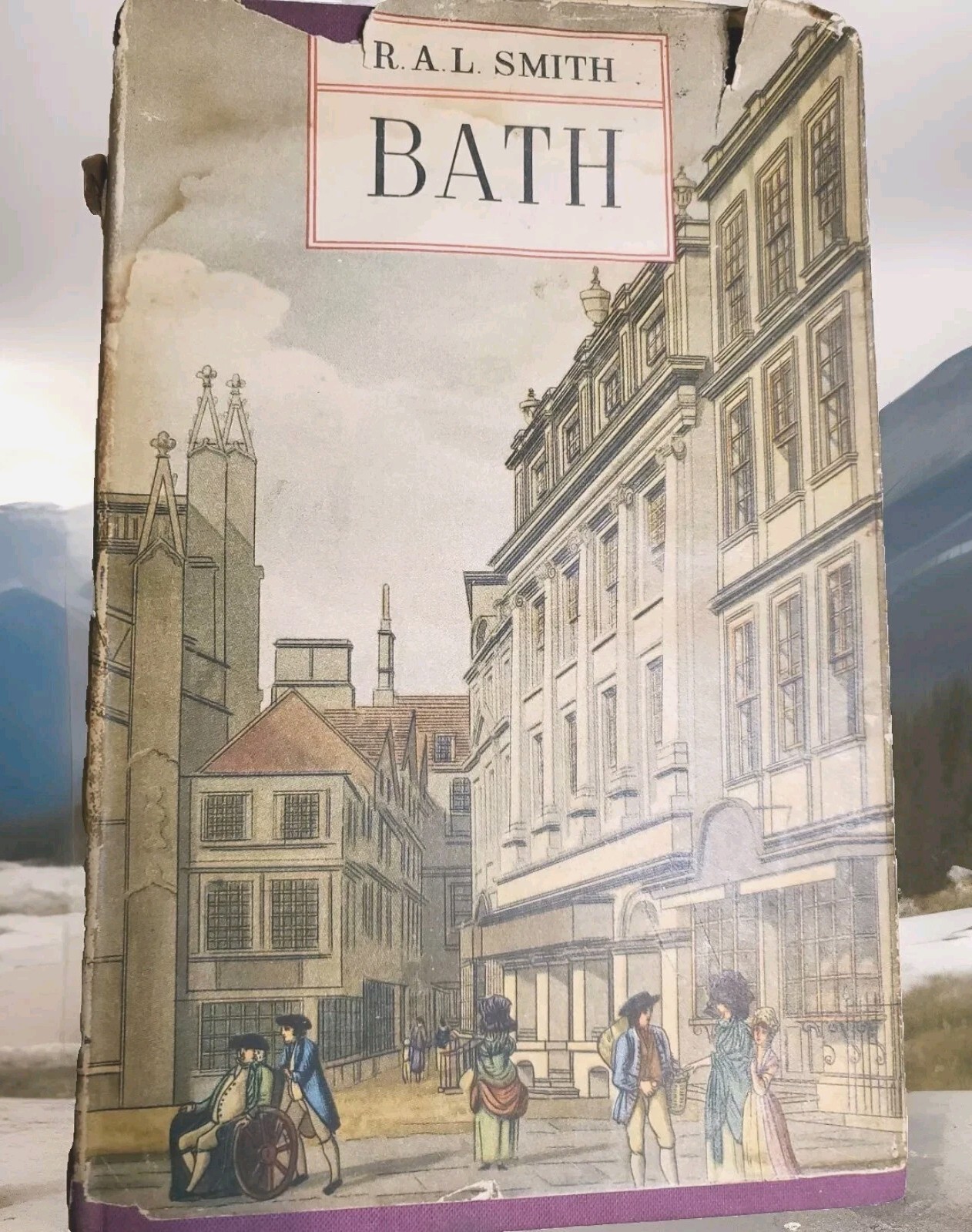Bath by R. A. L. Smith 1944 Illustrated HC DJ Vintage Book UK Wartime