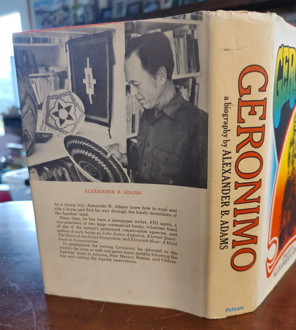 Geronimo- a Biography, 1971 First Edition G P Putnam, Clean Unmarked Pages!