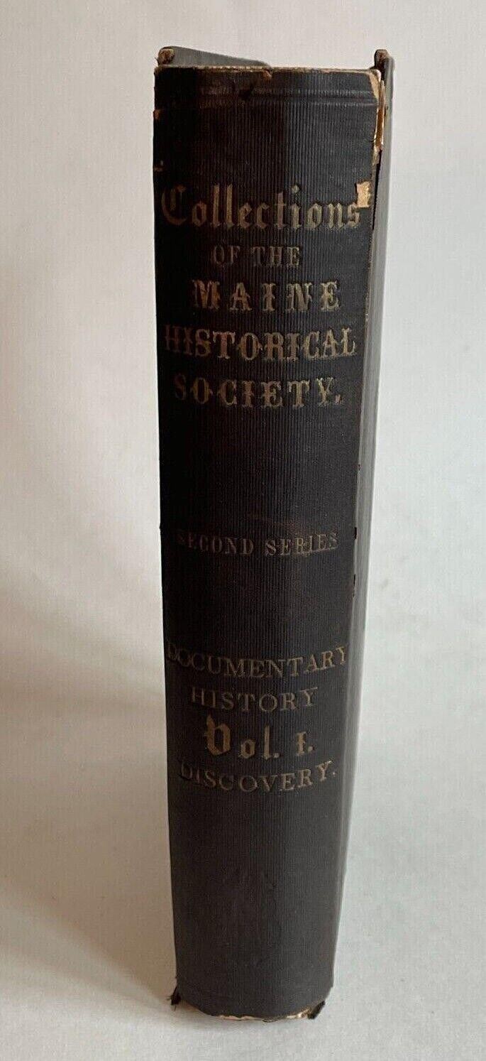 Collections Of Maine Historical Society 1869 By J. G. Kohl Vol 1 Fold Out Maps