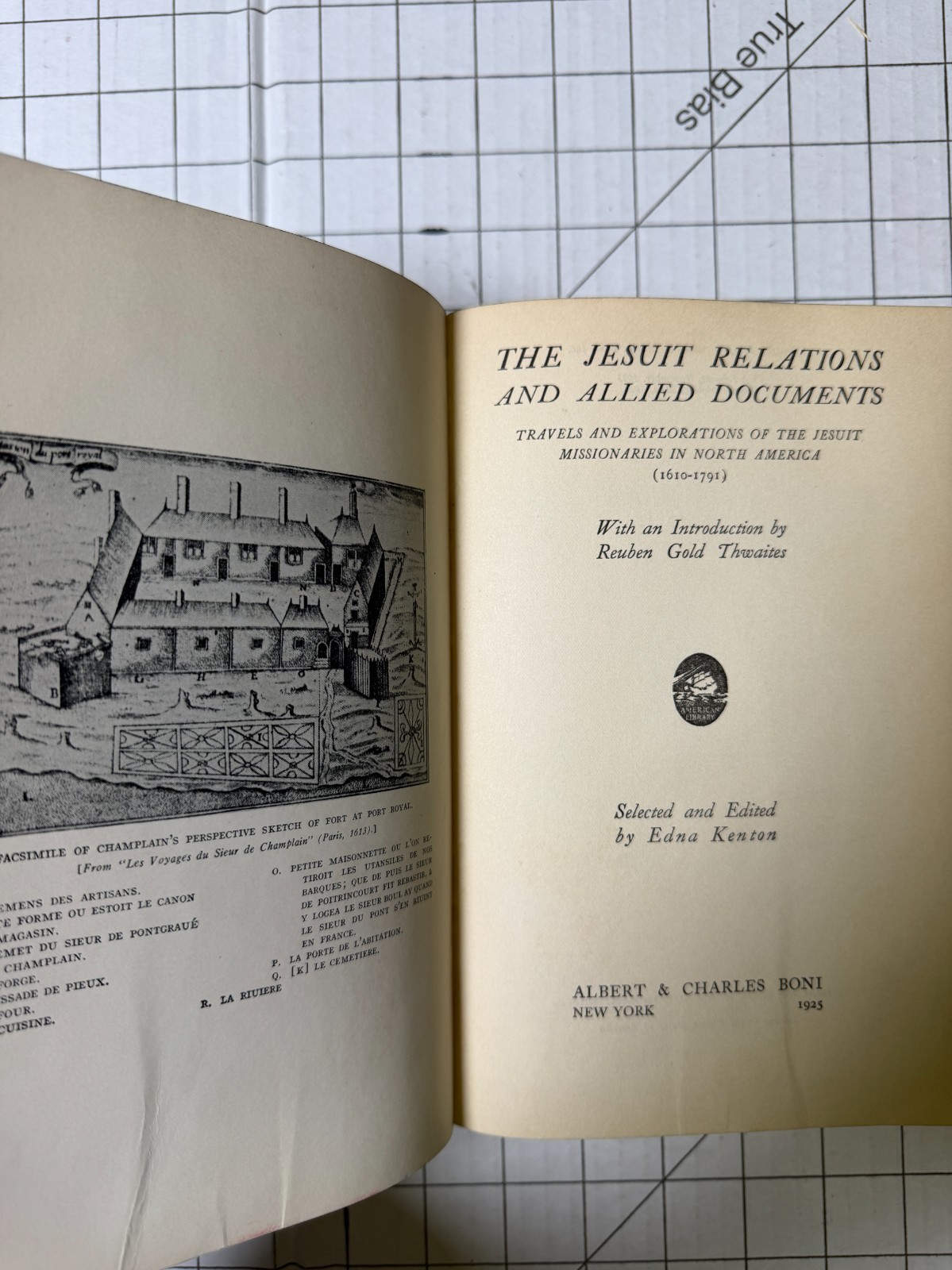 The Jesuit Relations And Allied Documents 1925 Albert Charles Boni Hardcover