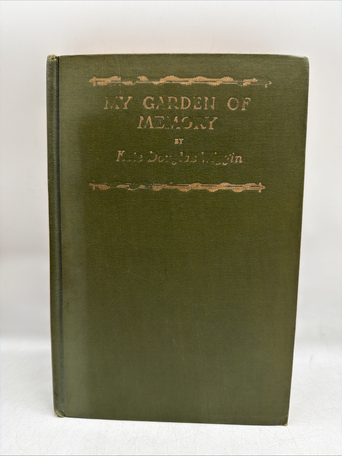 Female Author Autobiography My Garden of Memory Kate Douglas Wiggin Illus. 1923
