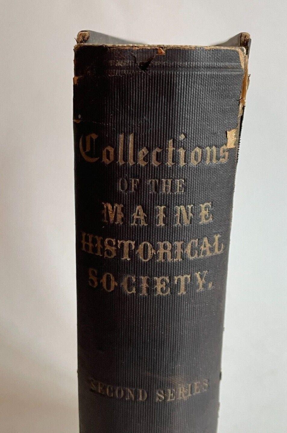 Collections Of Maine Historical Society 1869 By J. G. Kohl Vol 1 Fold Out Maps