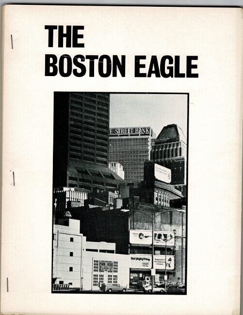 William Corbett / The Boston eagle at home 1st Edition 1973 Poetry