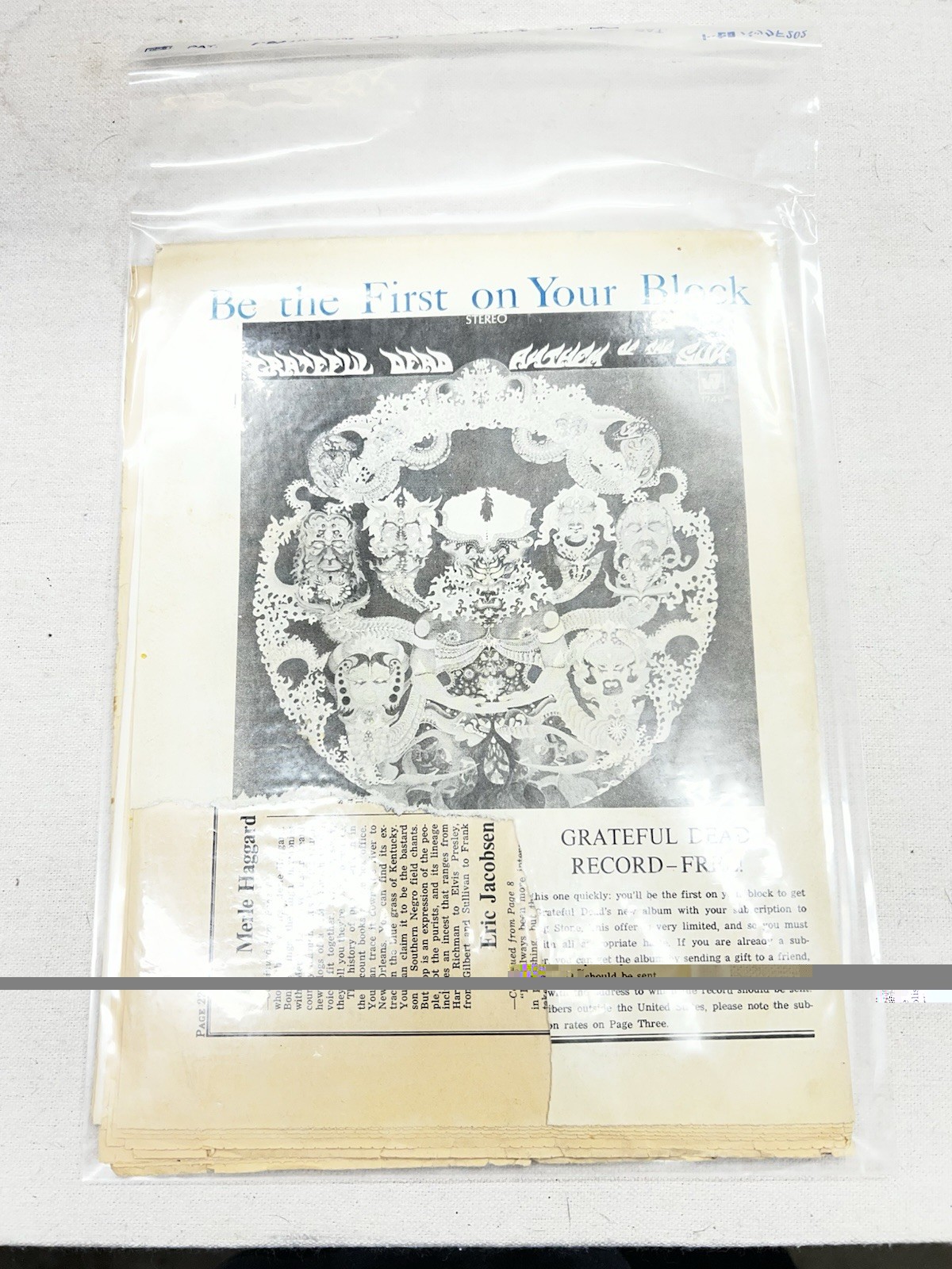 Rolling Stone Magazine 1968 Mick Jagger Cover Vintage Rolling Stones Original