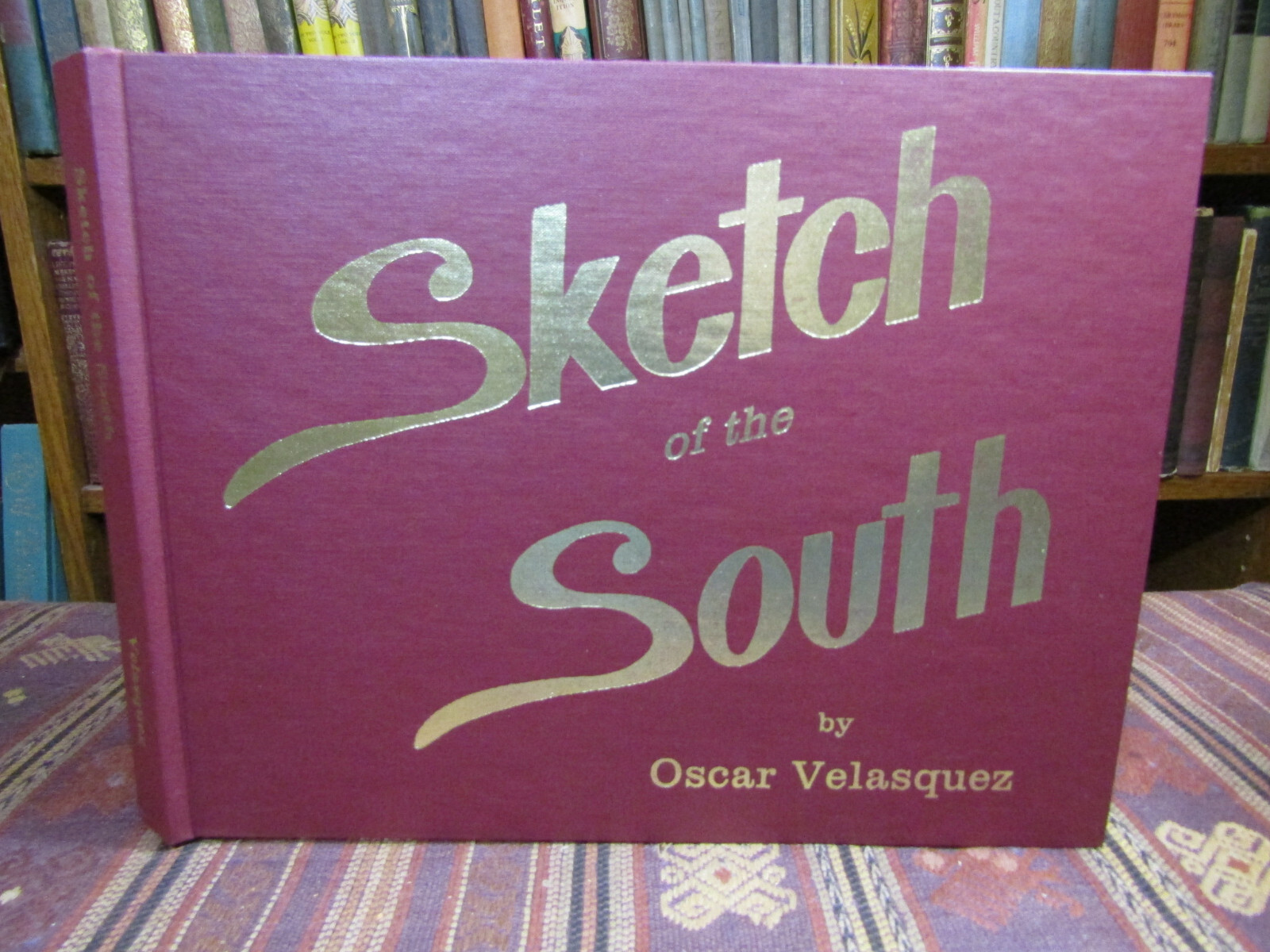 1986 SIGNED Velasquez SKETCH OF THE SOUTH Art Architecture South Carolina Book
