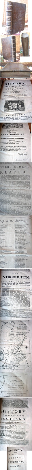 HISTORY Of AFFAIRS Of CHURCH,Scotland,1734,Keith,1stEd.