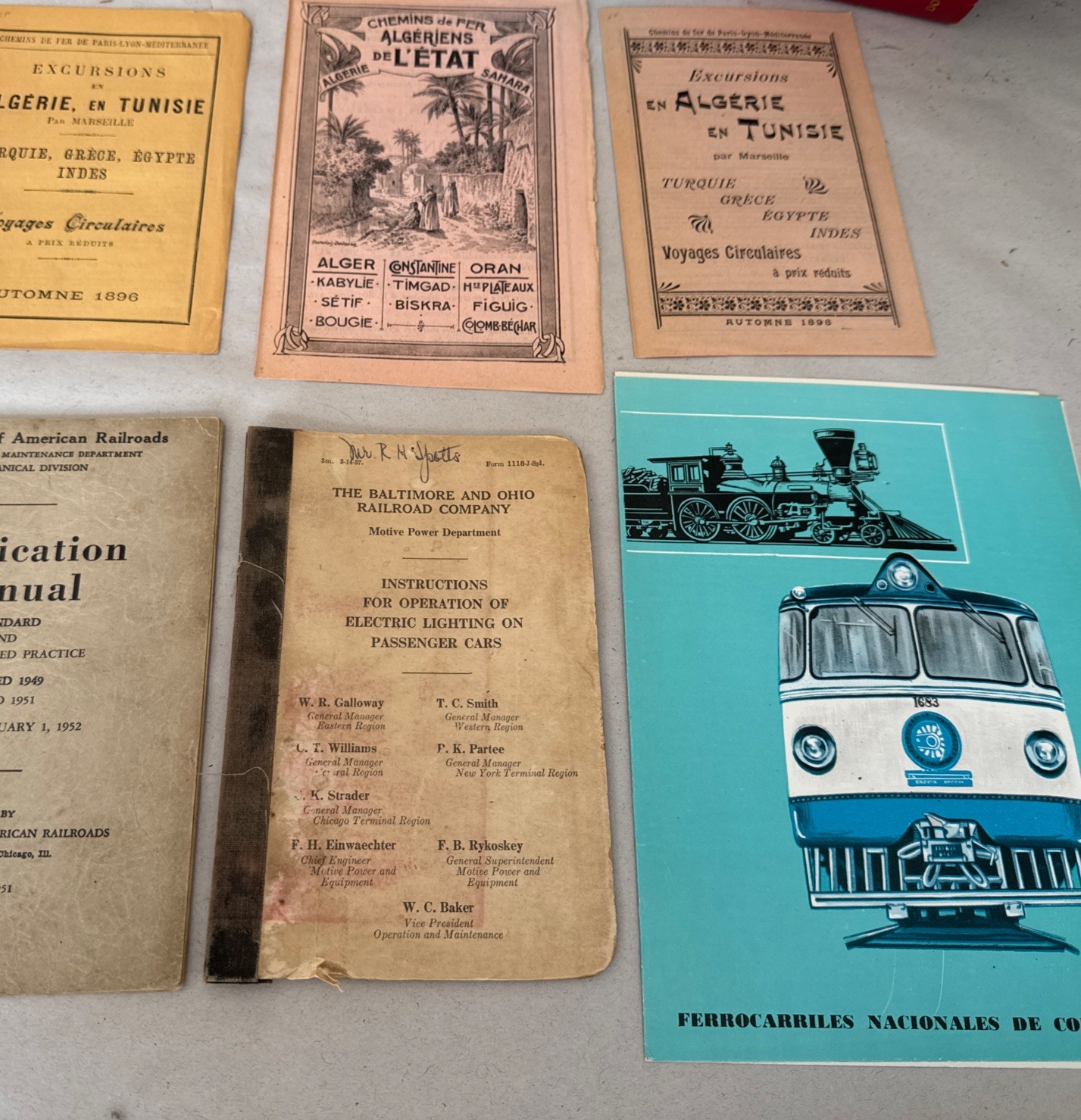 6 Antique Paper Pamphlets And Booklets English And French Text