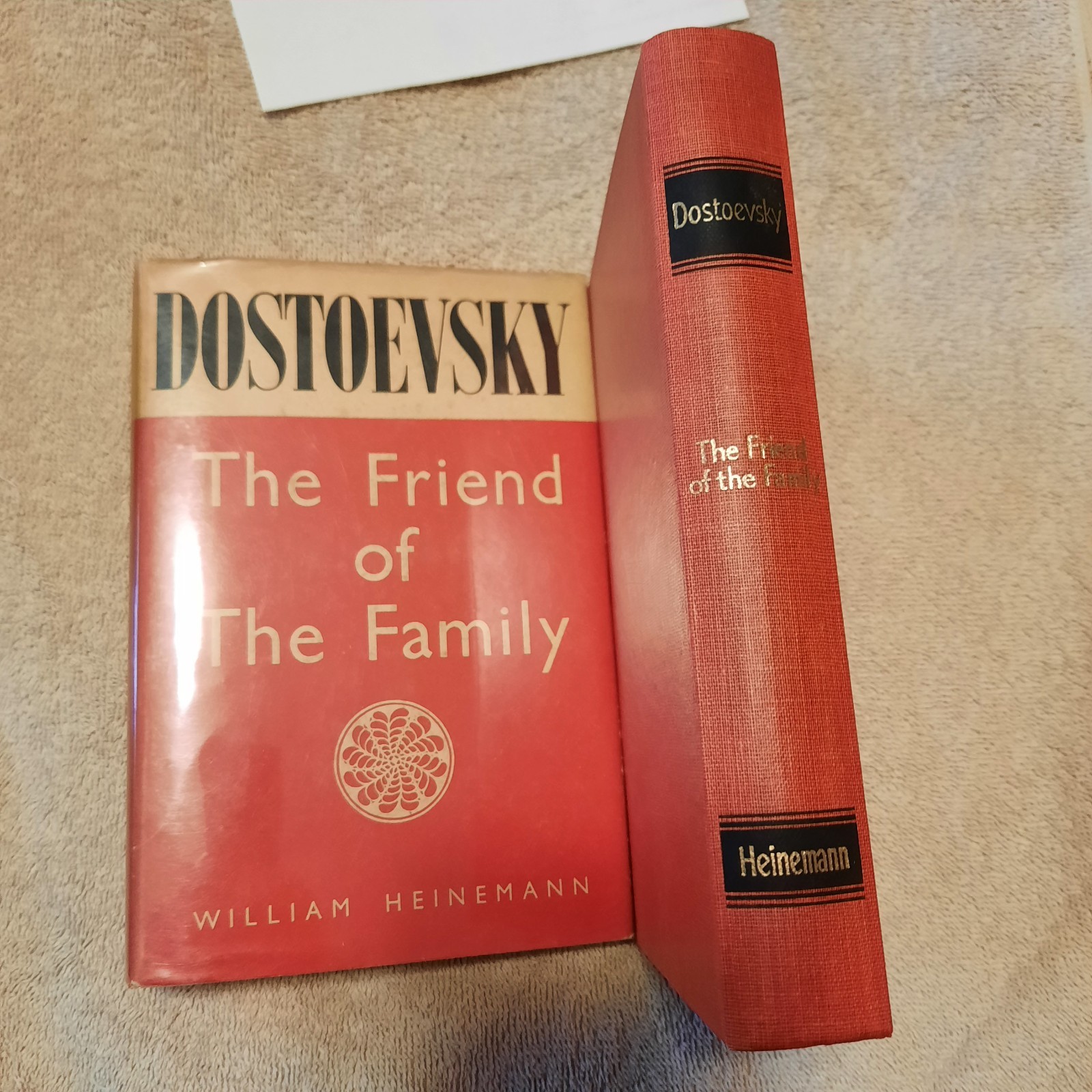 Friend of the Family Dostoevsky 1949 Heinemann Press HC w/DJ Private Collection