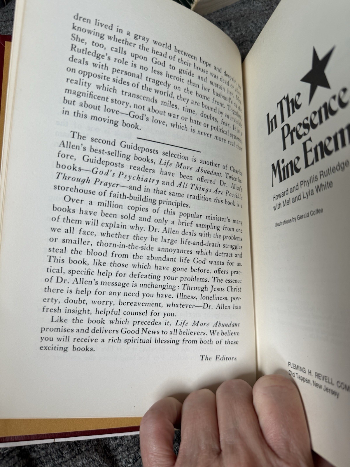Vietnam POW Memoir In the Presence of Mine Enemies 1973 Hardcover DJ