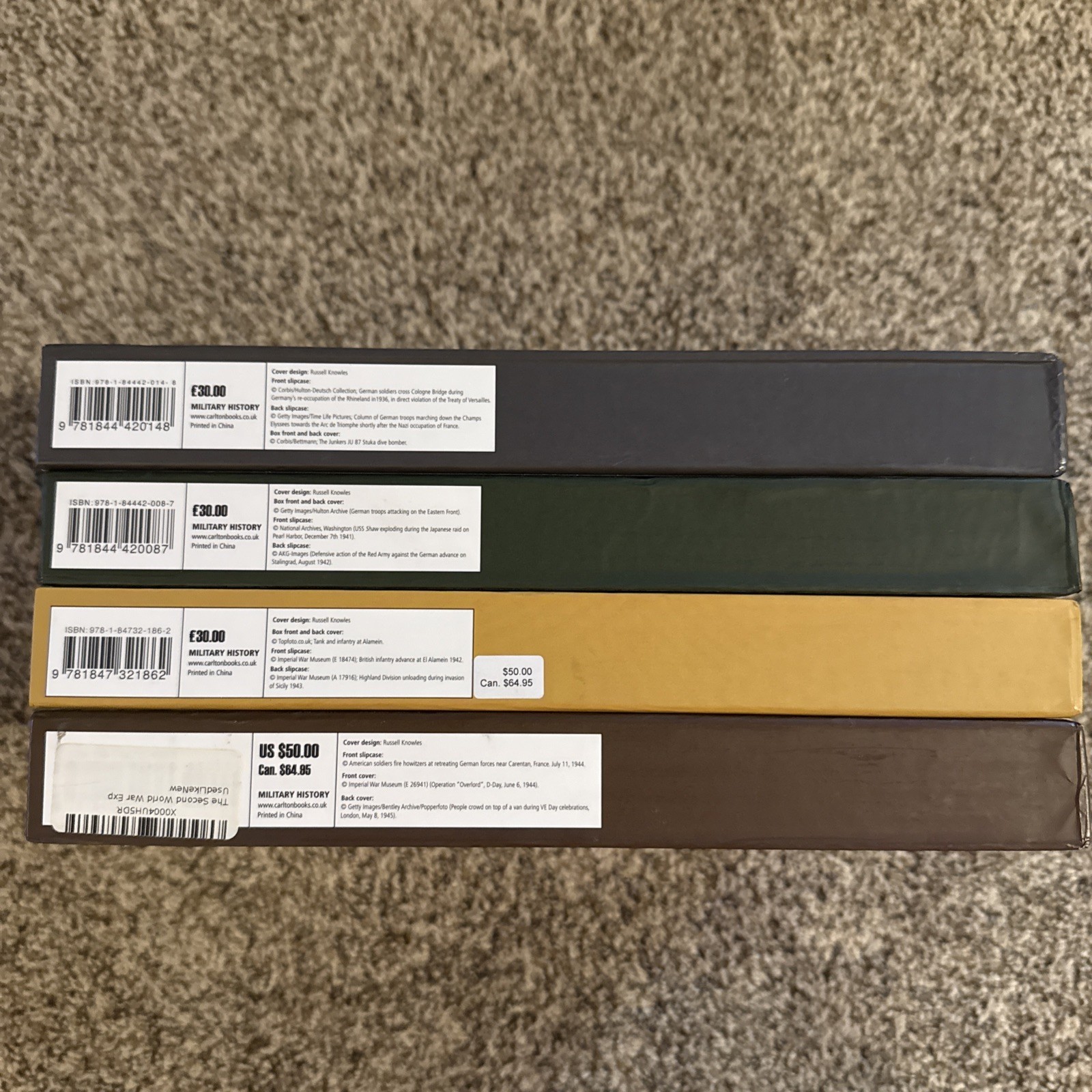 Like New The Second World War Experience 1-4 Volume Set. Amazing Resource!