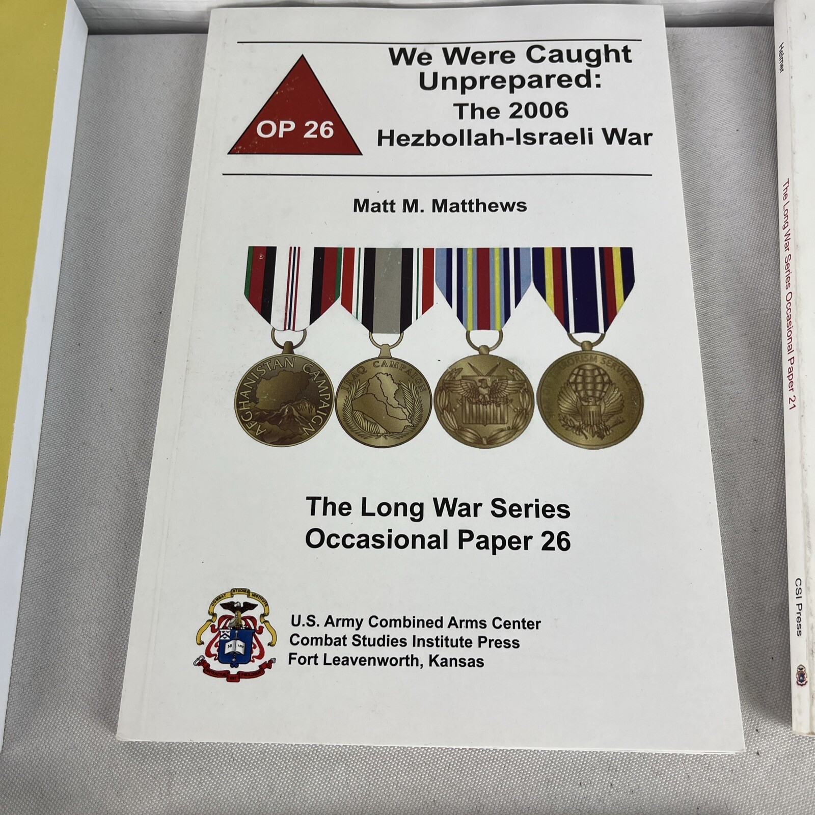 6 Paperback Books By The Combat Studies Institute