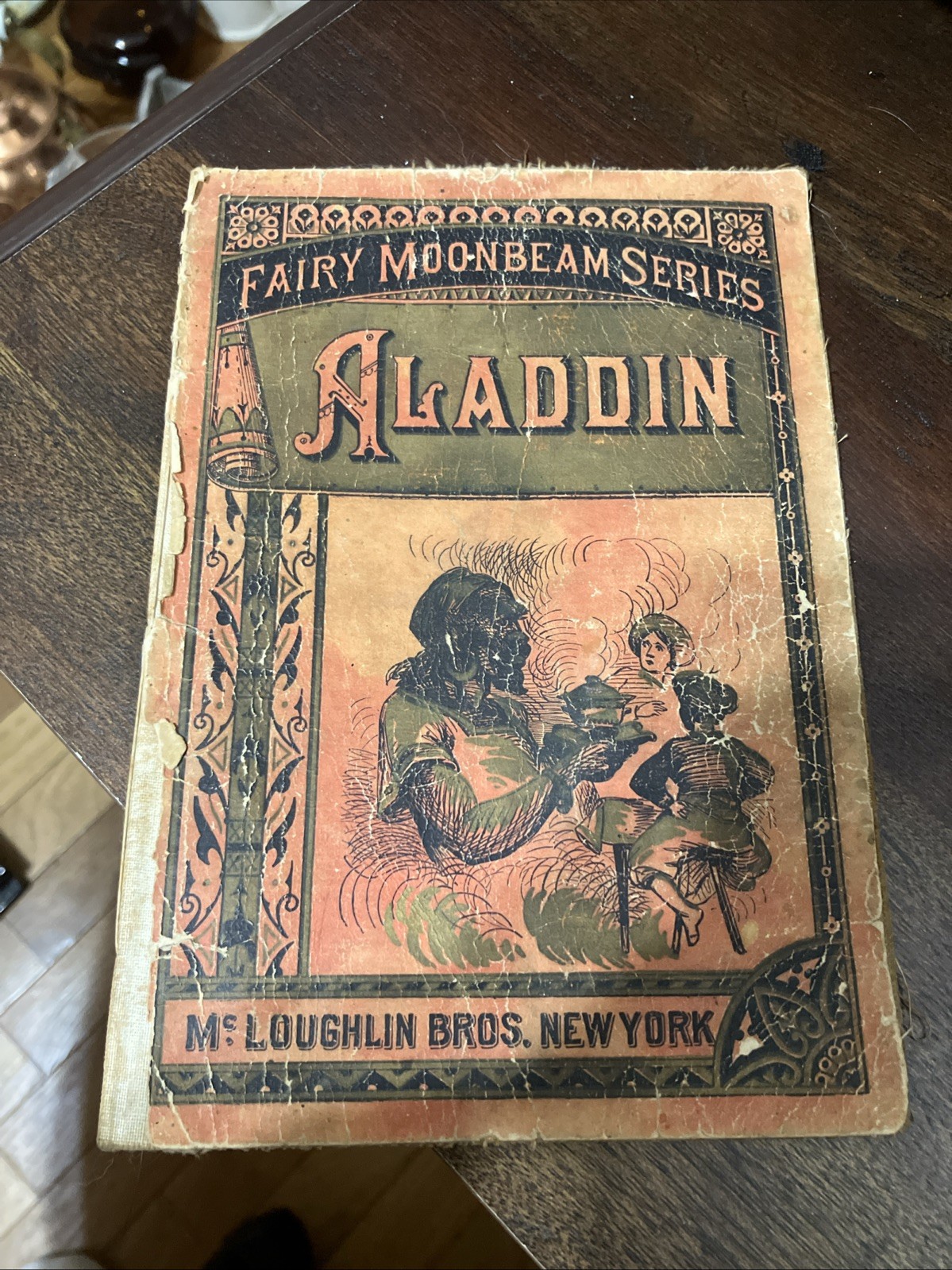 Fairy Moonbeam Series Aladdin Softcover( Rough Shape See Description) antique