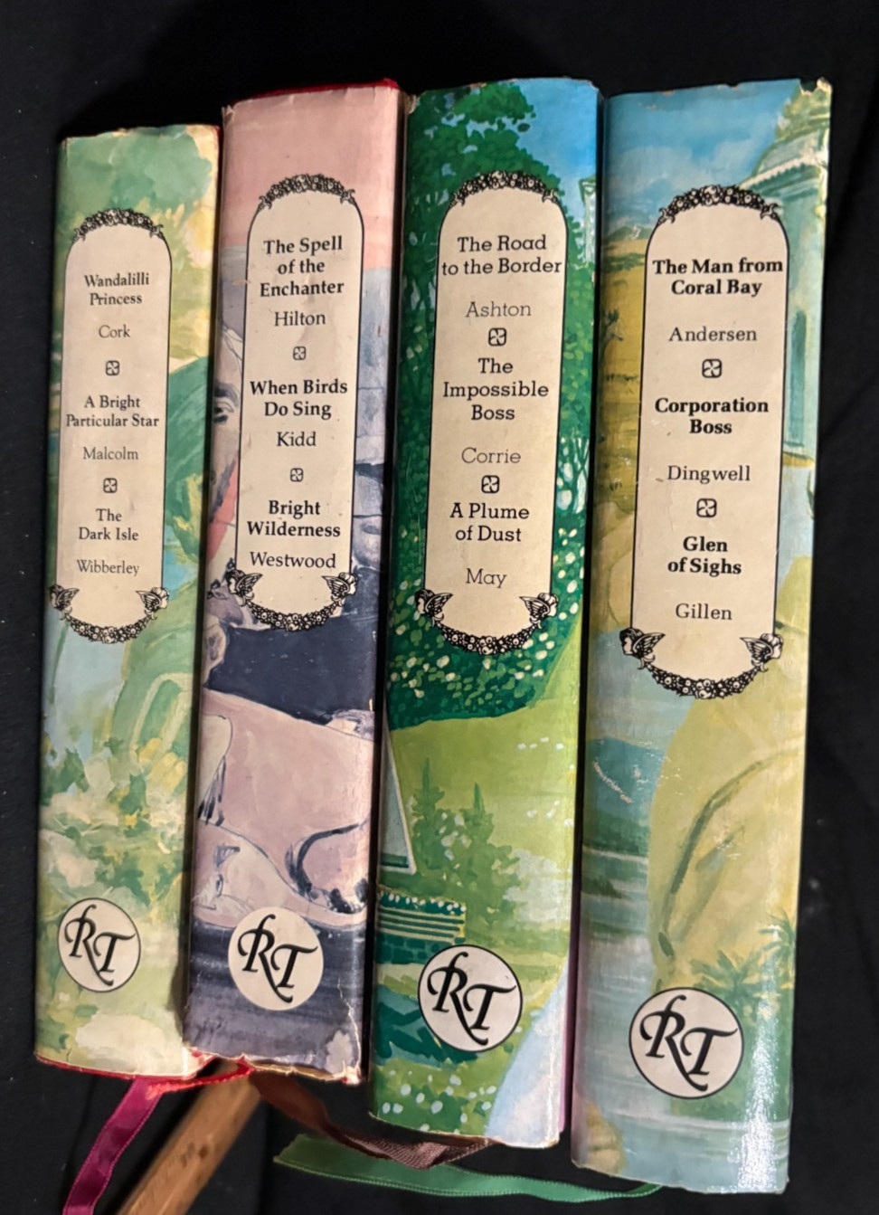 Vintage Romance Treasury HC/DJ Books 1975 and up THREE Novels in Each LOT of 4