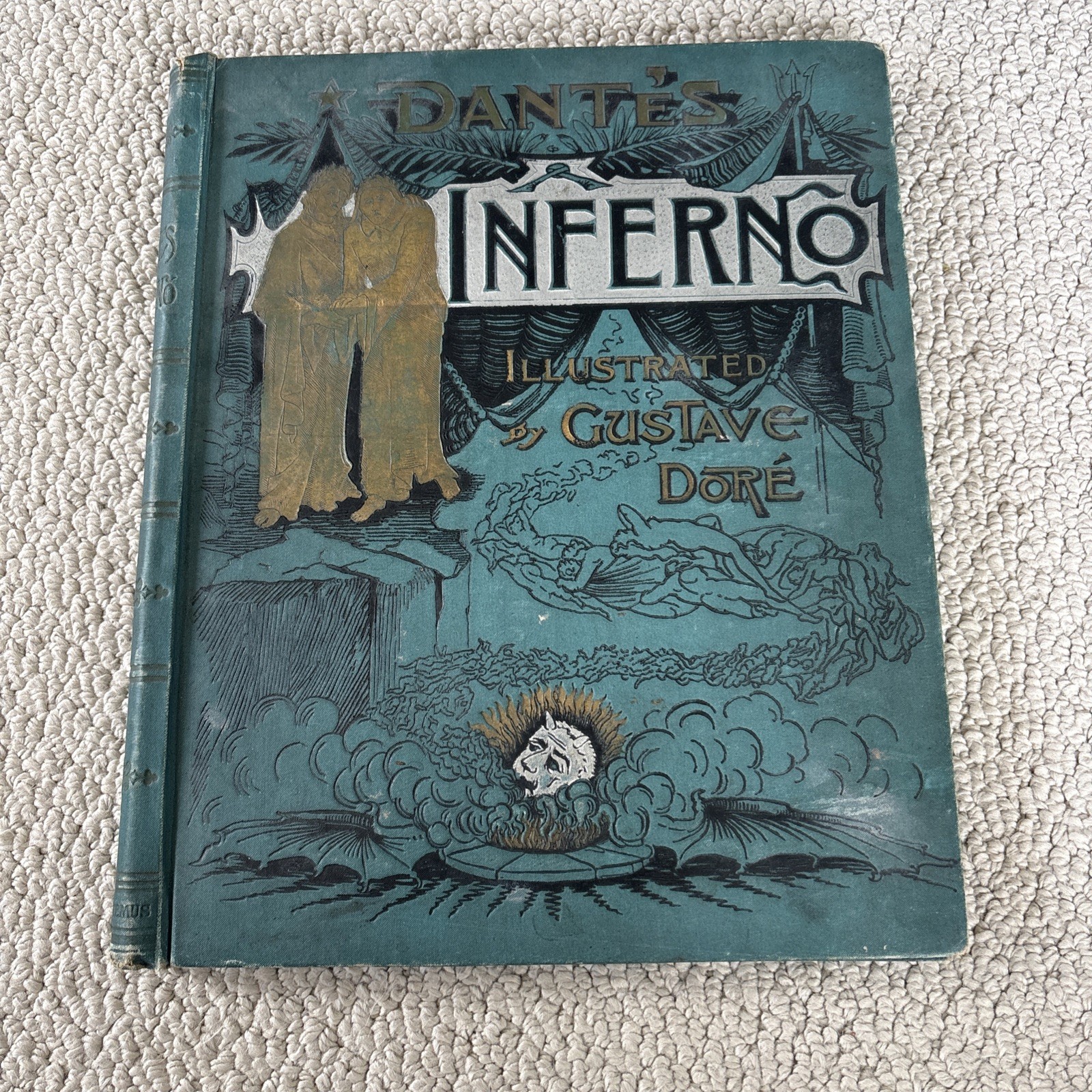 Dante’s Inferno Illustrated by Gustave Dore c. 1890 Altemus Edition Vintage Book