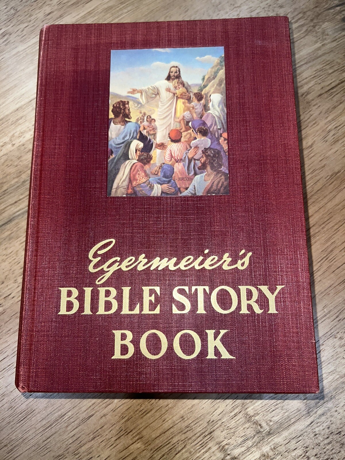 VINTAGE 1947 EGERMEIER’S BIBLE STORY BOOK BY ELSIE E. EGERMEIER Warner Press