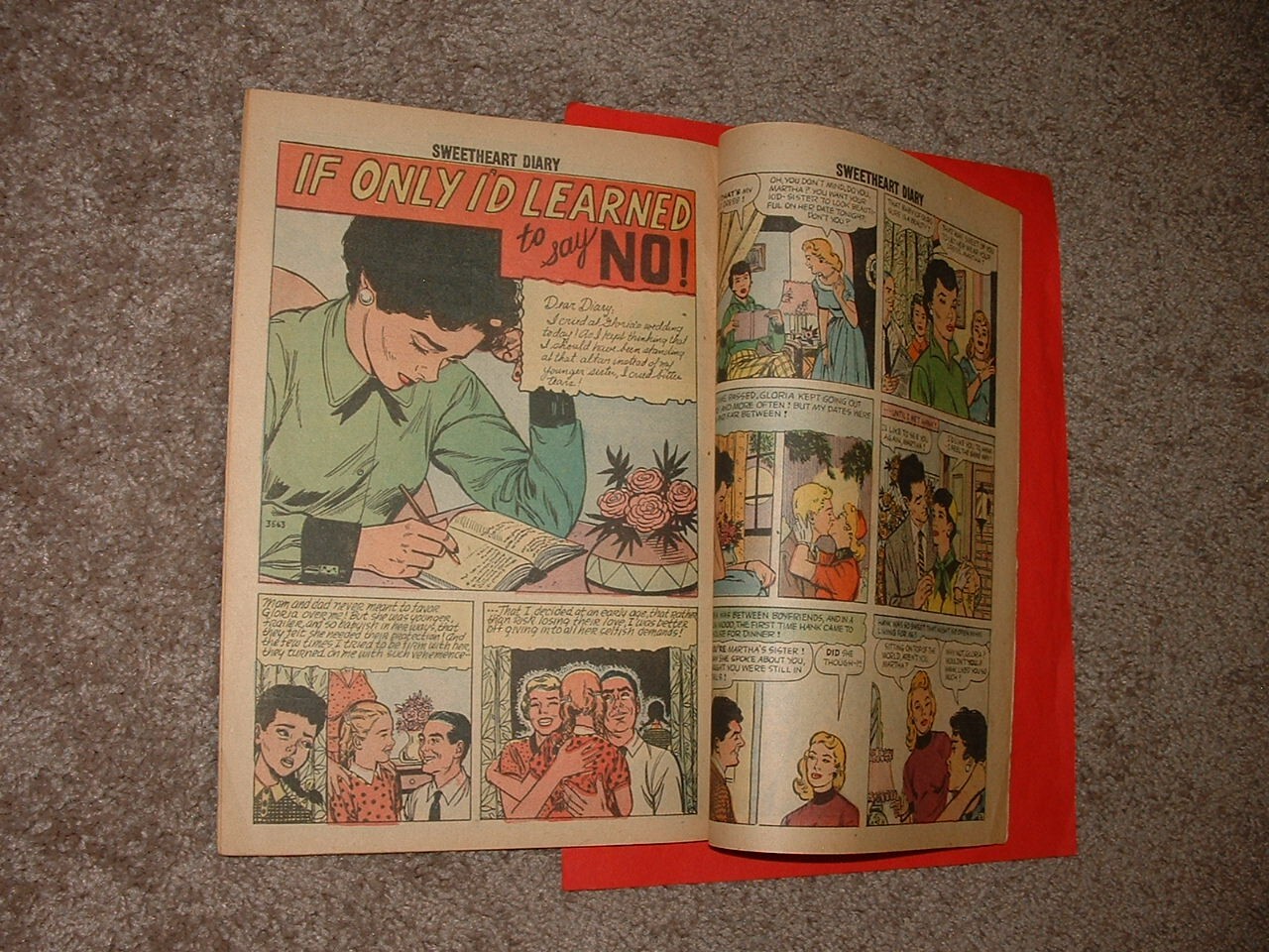 1958 Charlton Sweetheart Diary 43 Colletta Cover & Art Nice VG+ Fast Shipping