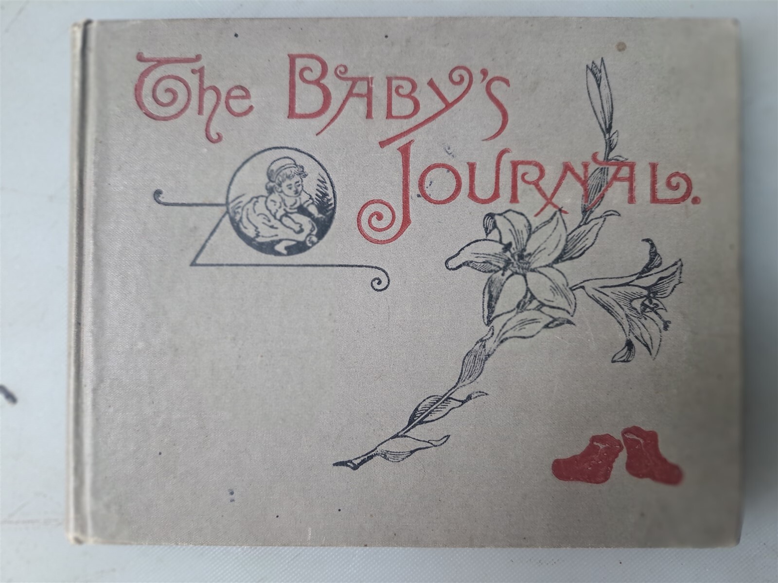 The Baby’s Journal by S. Alice Bray – 1885 Illustrated HC Baby Journal